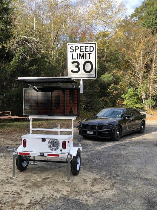 All Traffic Solutions Speed Trailer/Message Board acquired with grant in 2023