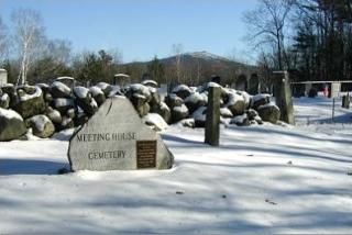 Meetinghouse Cemetery in winter